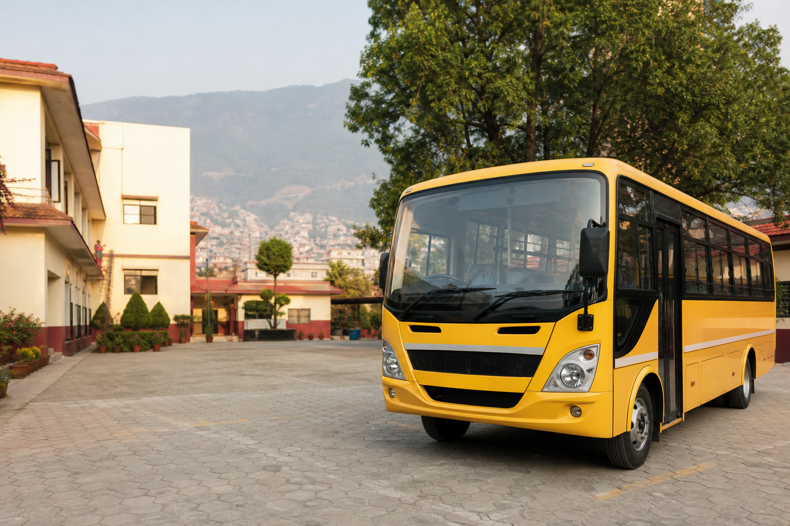 Sample school transportation bus